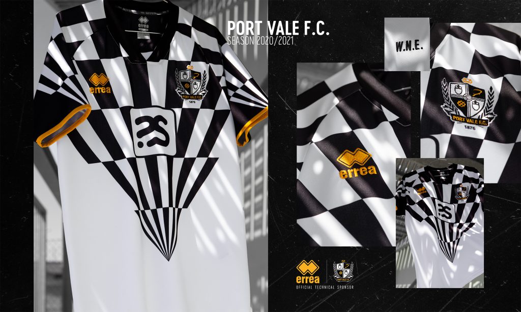 La nuova maglia del Port Vale firmata da Robbie Williams