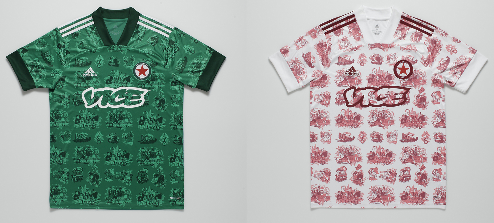 le due maglie red star fc 2020-2021