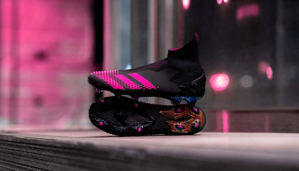 scarpe da calcio adidas - adidas predator black fluro pink