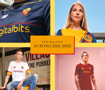 Le maglie New Balance dell’AS Roma 2021/22