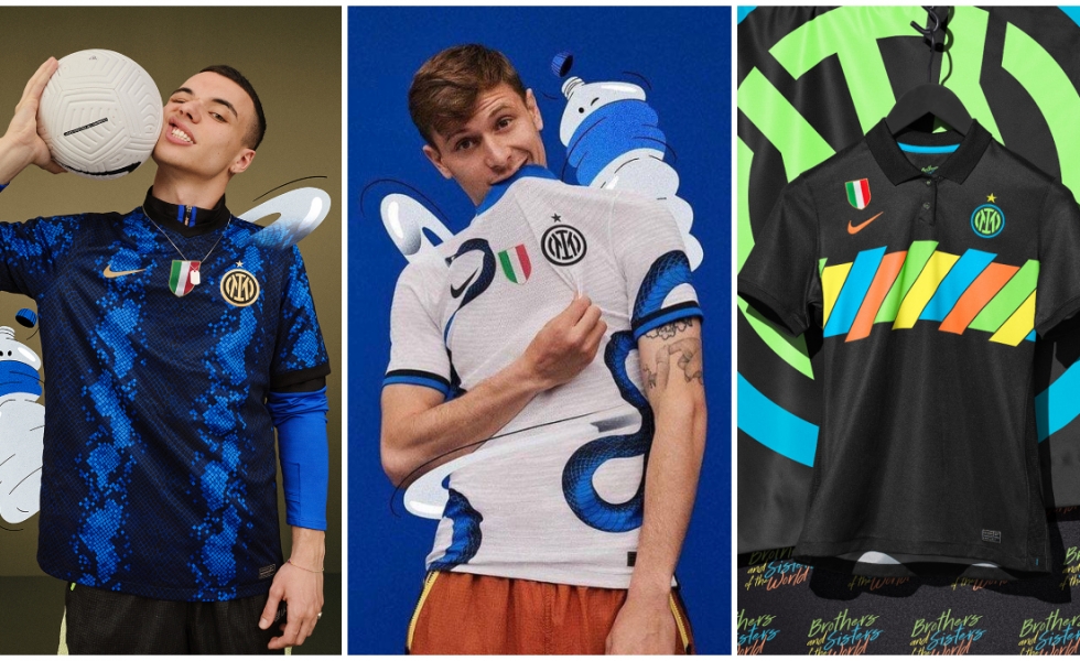 Nike svela le nuove maglie dell’Inter 2021-2022