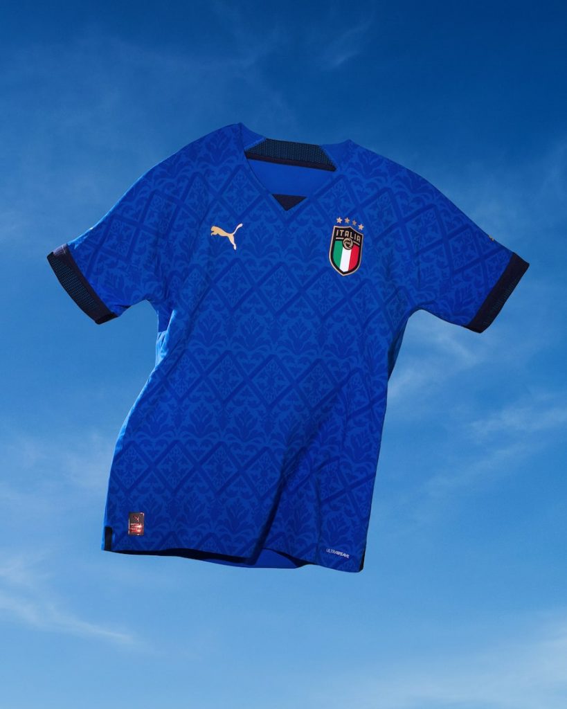 La nuova maglia dell'Italia per le finali di Nations League