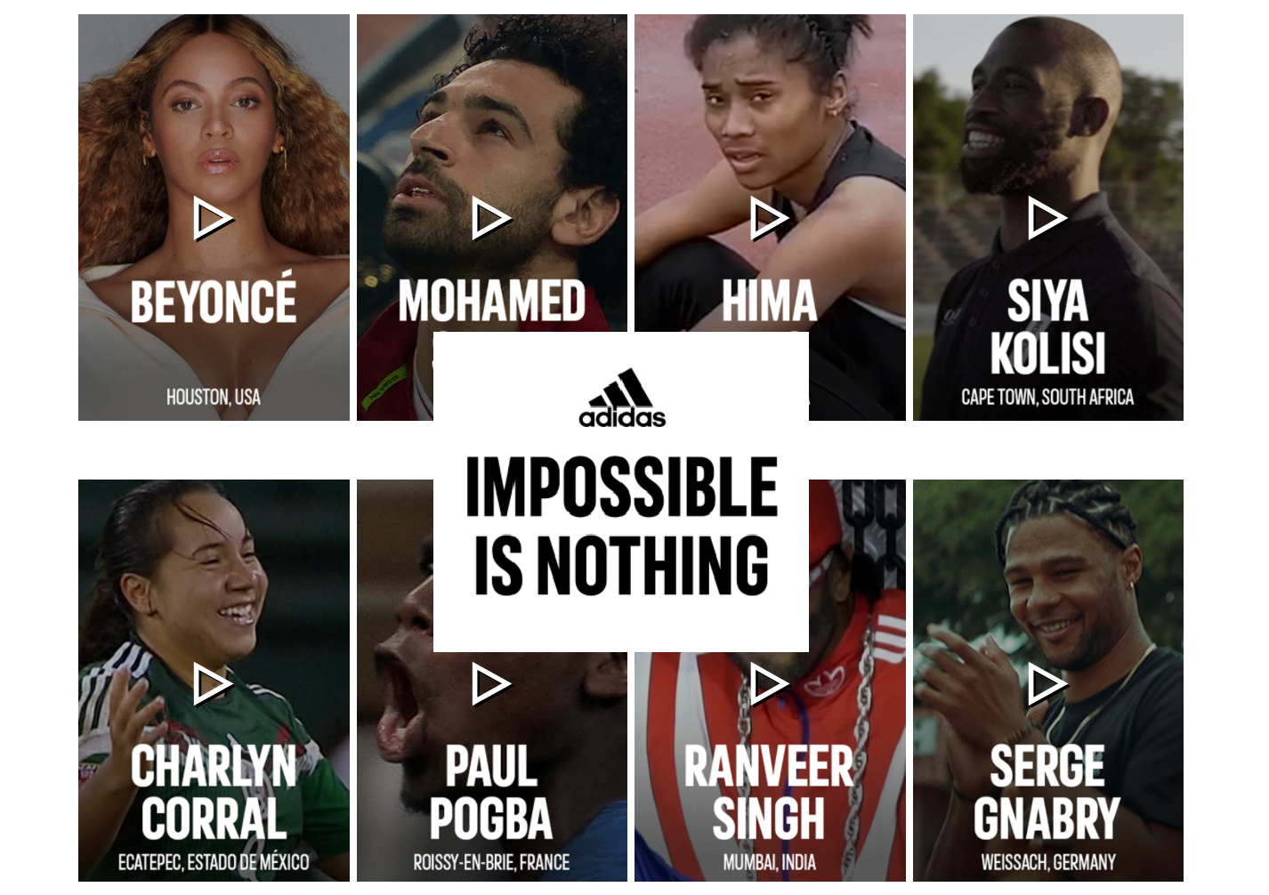 Adidas Impossible is Nothing, nuova campagna e i spot di sempre