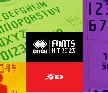 I nuovi font sportivi Erreà realizzati con gli allievi IED