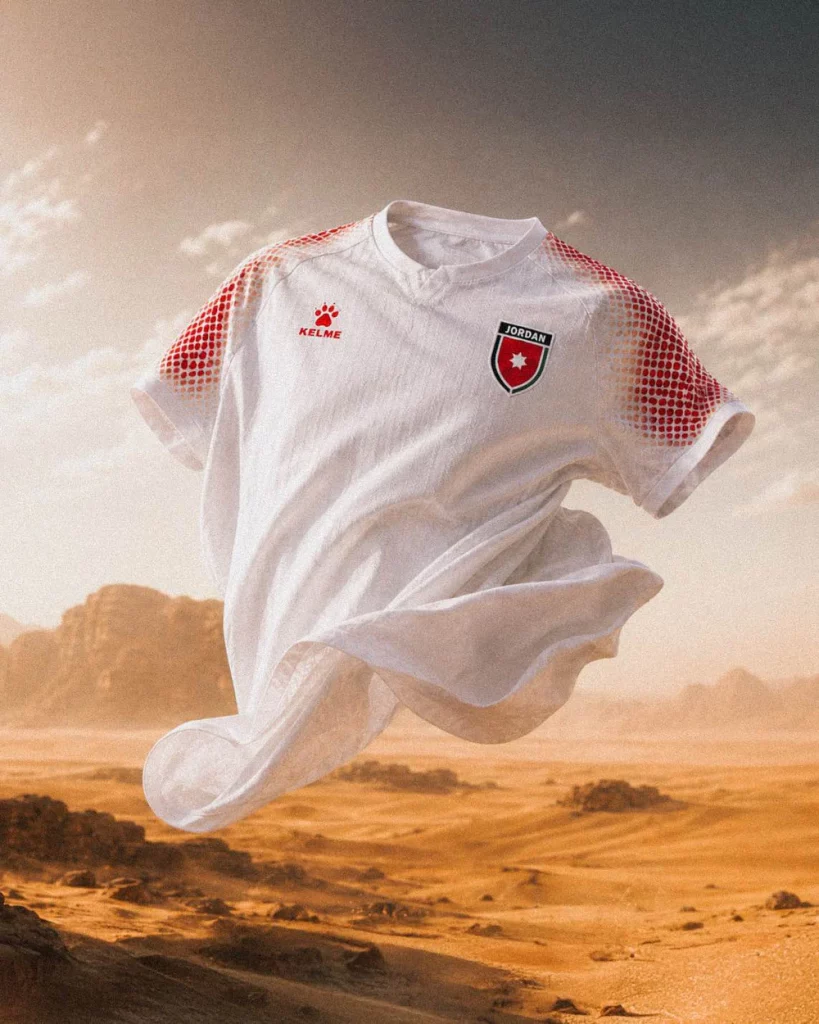 Kelme firma le prima maglie mondiali della storia della Giordania